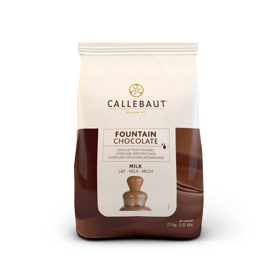 Callebaut - Fontæne Chokolade Mælk, 2,5 kg