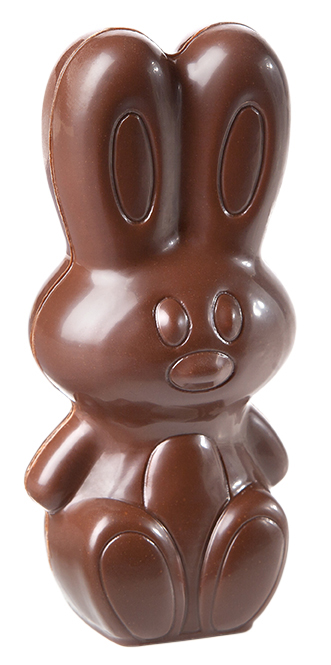 Billede af Professionel chokoladeform i polycarbonat - Bunny Chokoladeform CW1739