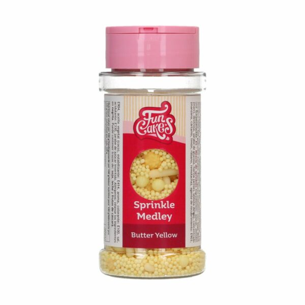 FunCakes - Sprinkle Medley/Drys Medley, Butter Yellow 70g