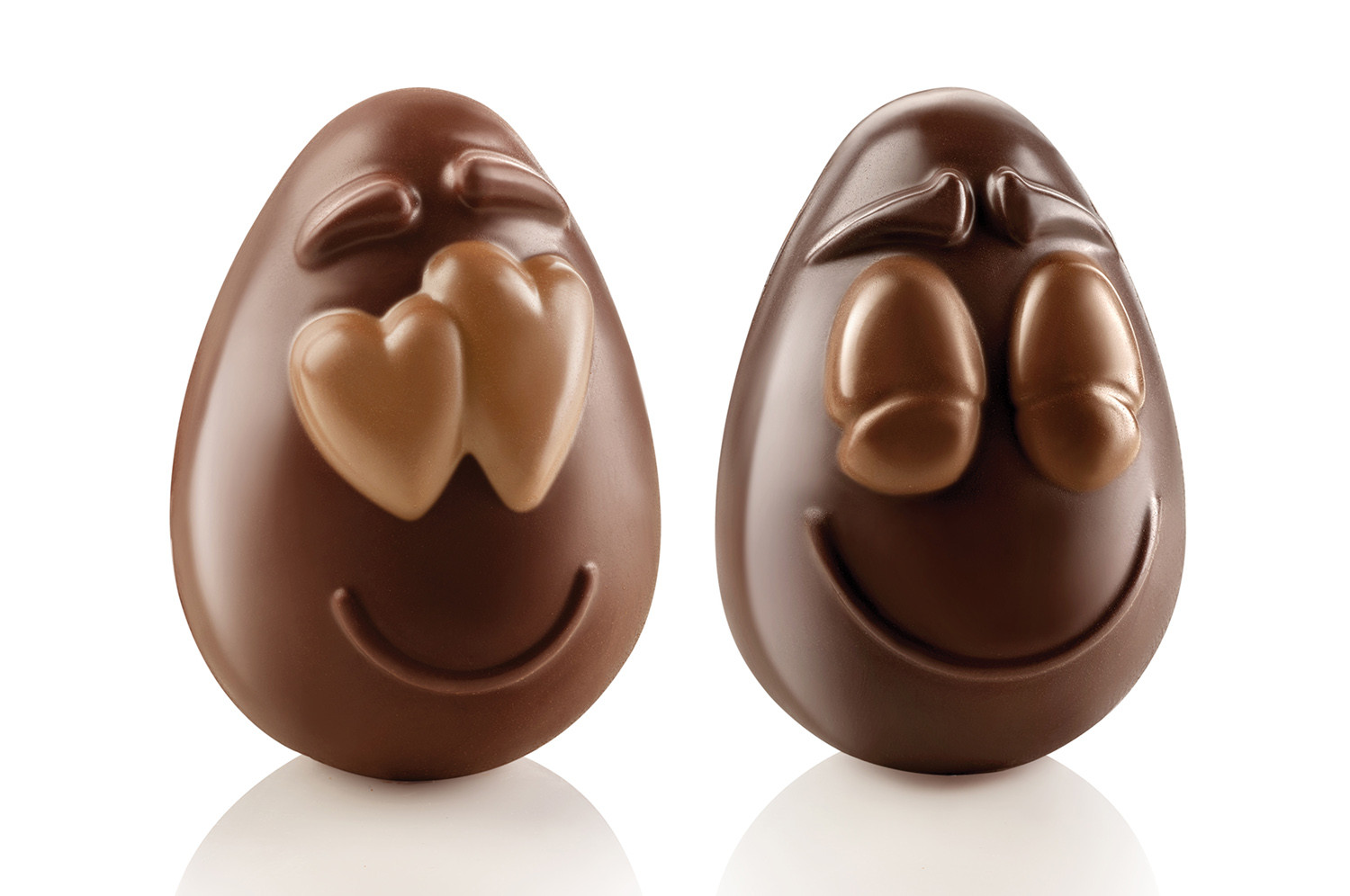 Silikomart Professional Kit Smiling Eggs - Chokoladeform Sæt
