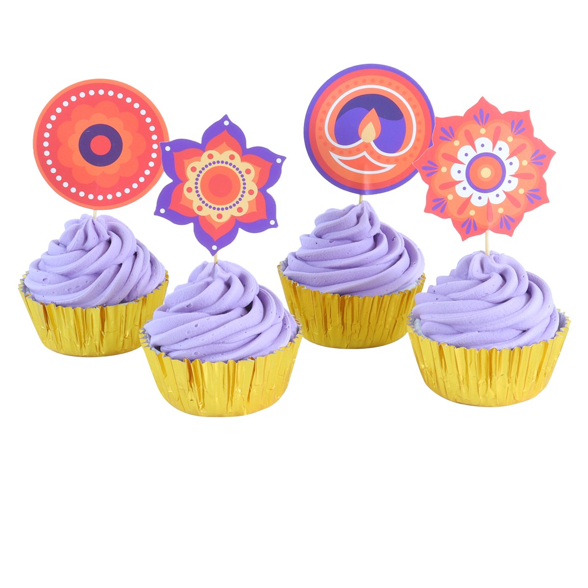 PME Happy Diwali Cupcake Sæt 48 dele