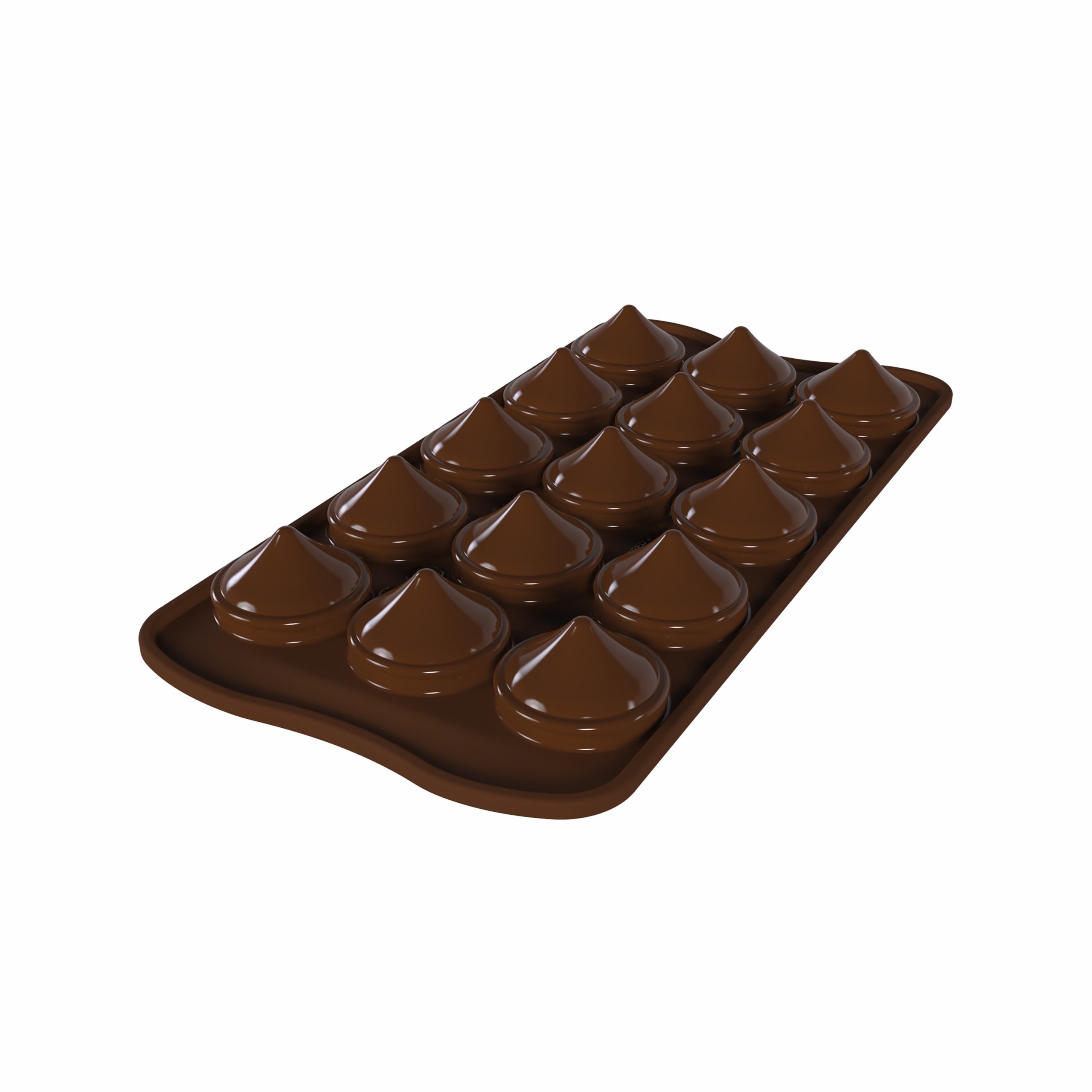 Se Silikomart Kiss Chokoladeform hos BageTid.dk