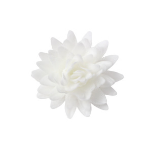 Se Dekora - Hvide Blomster Vaffelpapir, 18 stk. hos BageTid.dk