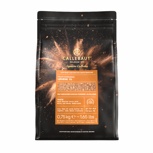 Callebaut - Légère 1% Kakaopulver, 750g