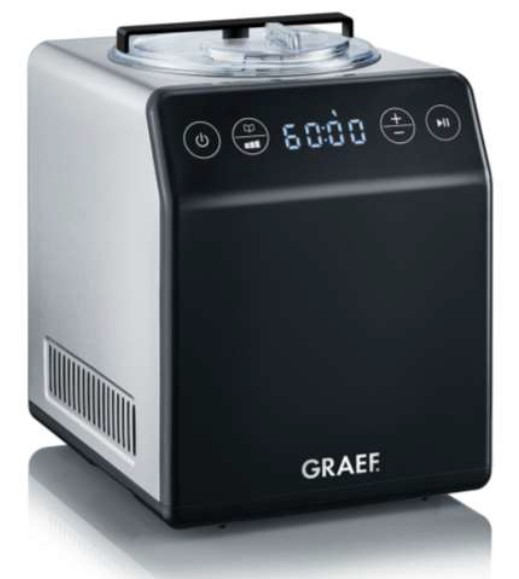 Se GRAEF - Ismaskine 2L, Fuldautomatisk med Kompressor hos BageTid.dk
