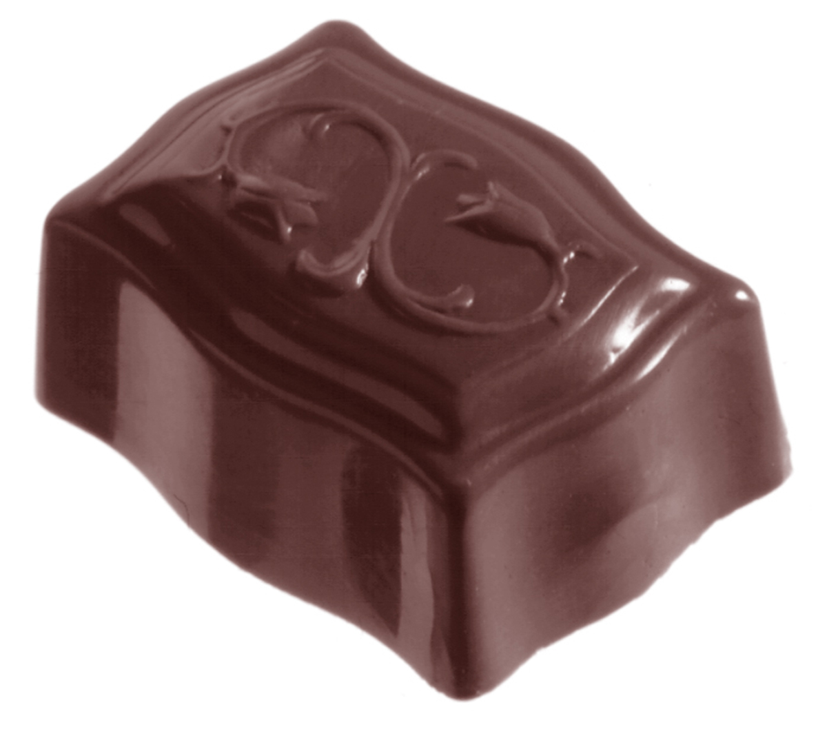 Se Professionel chokoladeform i polycarbonat - Guirlande CW1263 hos BageTid.dk