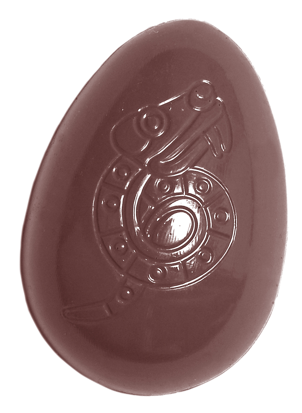 Billede af Professionel chokoladeform i polycarbonat - Påskeæg Slange CW1554