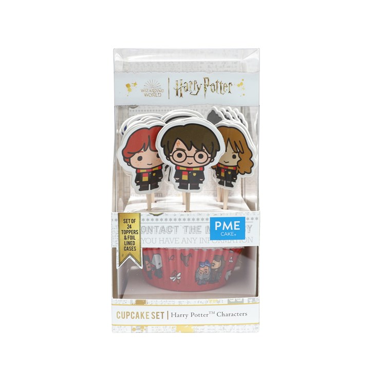 PME - Harry Potter Toppers inkl. Muffinsforme, Metalfolie, 24 stk