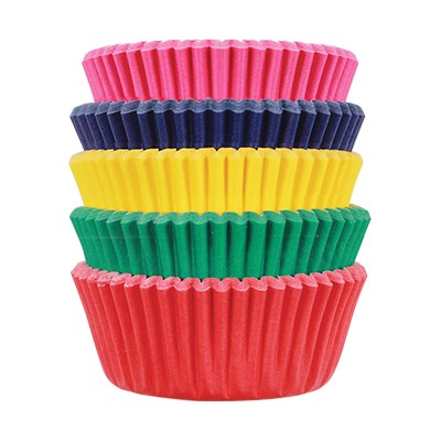 Billede af PME Farvede Mini Muffinsforme, 100 stk.
