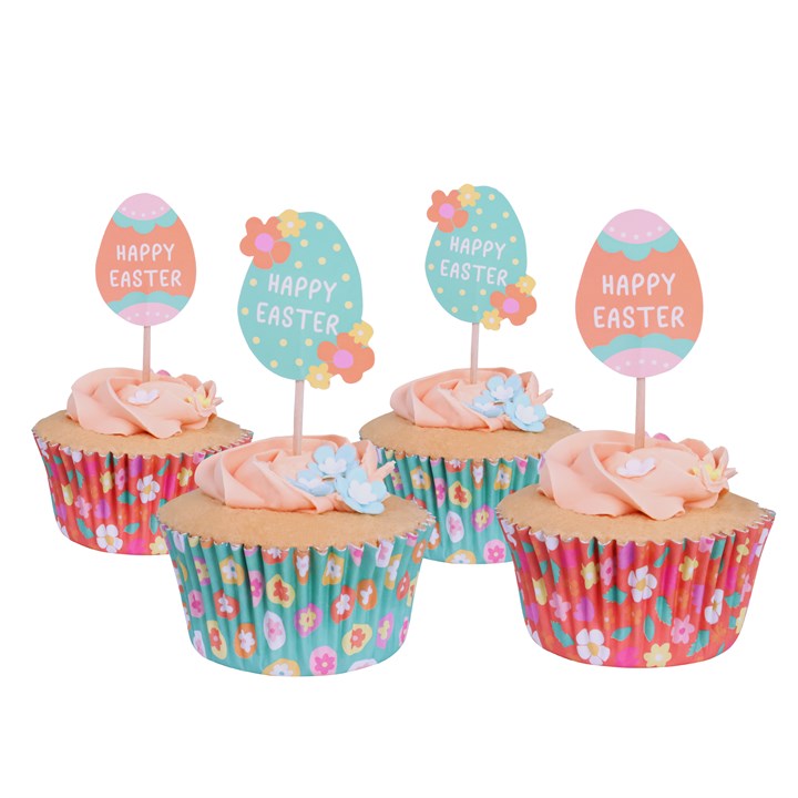 Billede af PME Cupcake Sæt 24 sæt, Happy Easter