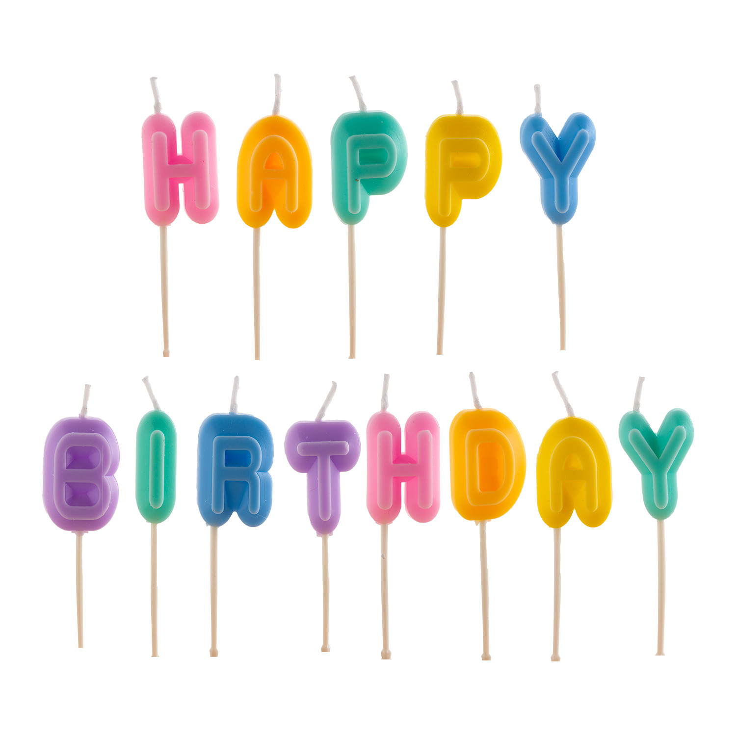 Billede af Dekora - Happy Birthday, Fødselsdagslys