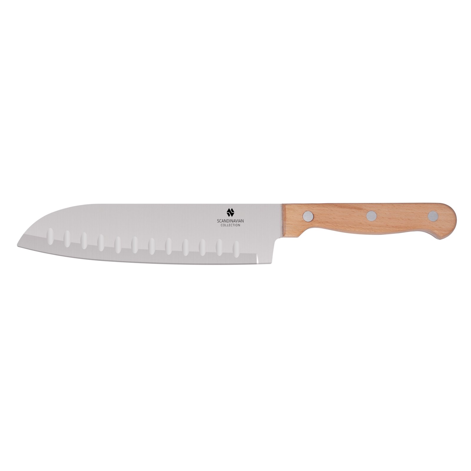 SC- Santoku kniv med træhåndtag