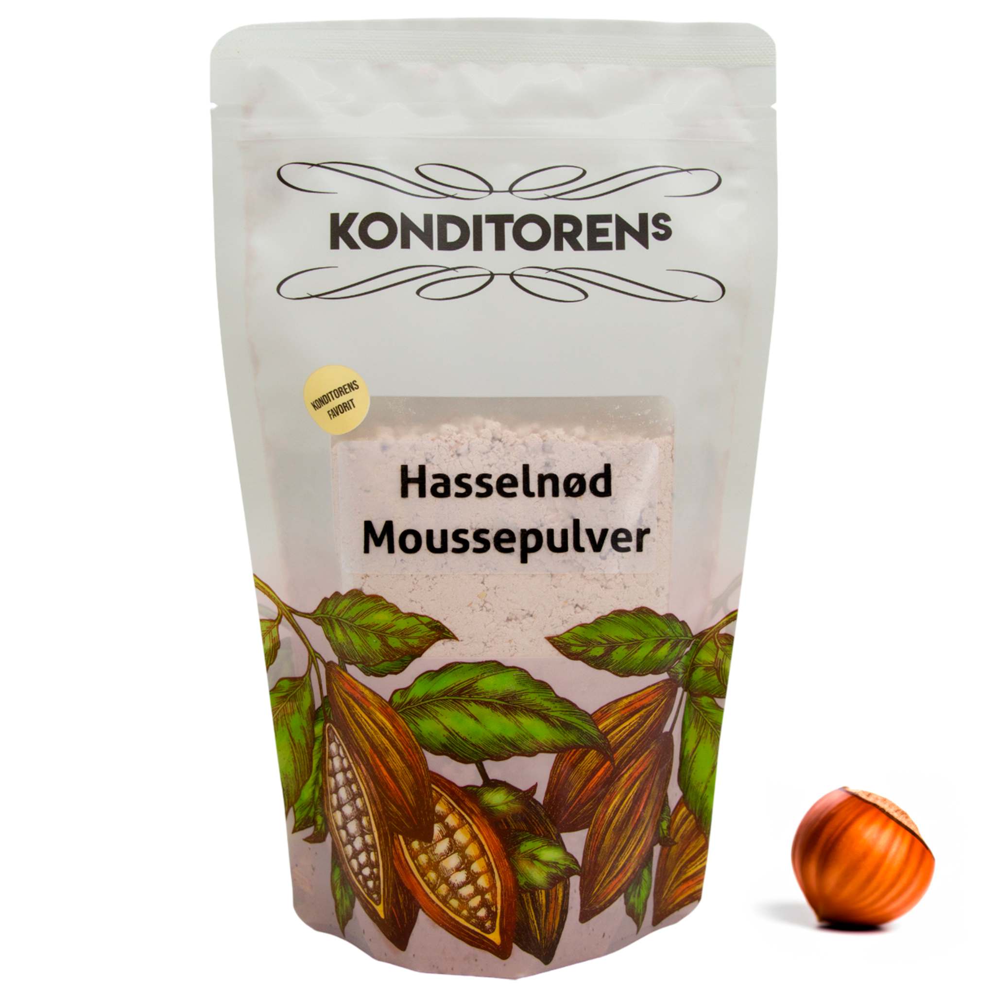 Konditorens - Hasselnød Moussepulver, 100g