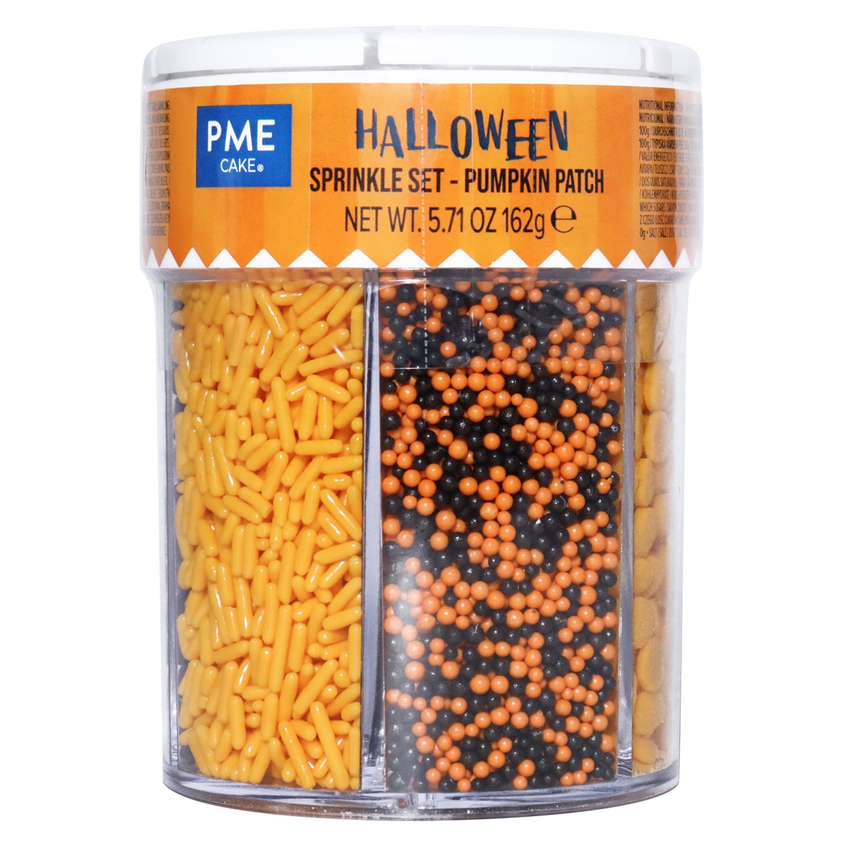 PME - Halloween 6-i-1 Sprinkle Sæt Pumpkin, 162g