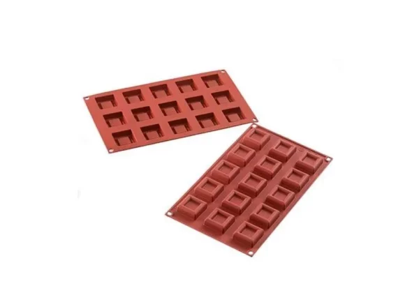 Mini Dessert Square - Silikoneform SF177, Silikomart
