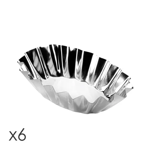 Tescoma - Tærteform Oval 6 stk., 6x10 cm