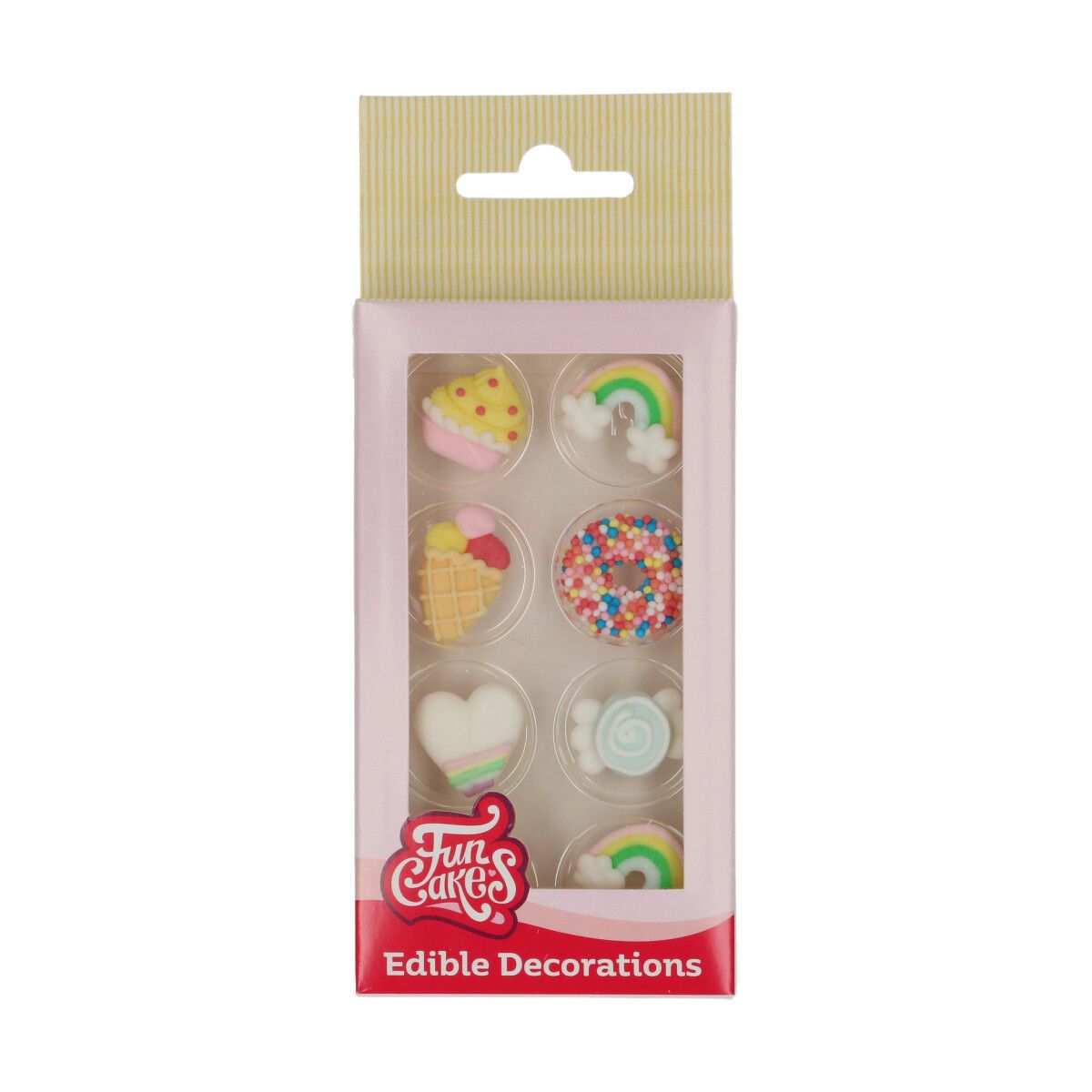 FunCakes - Sukker Dekorationer,  Sweet Decorationer 8 stk.,