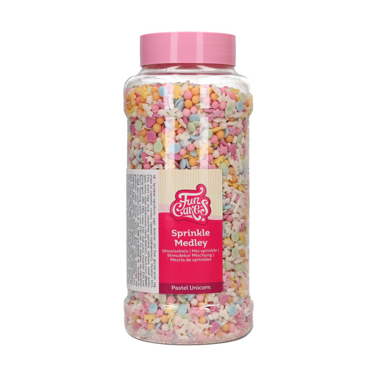 FunCake - Sprinkle Medley/Drys Medley, Unicorn Pastel 600g,
