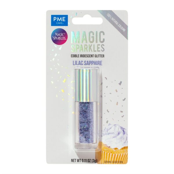 PME - Magic Sparkles Lilac Sapphire, Spiselig Glitrende Glimmer 3g