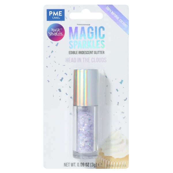PME - Magic Sparkles Head in the Clouds, Spiselig Glitrende Glimmer 3g