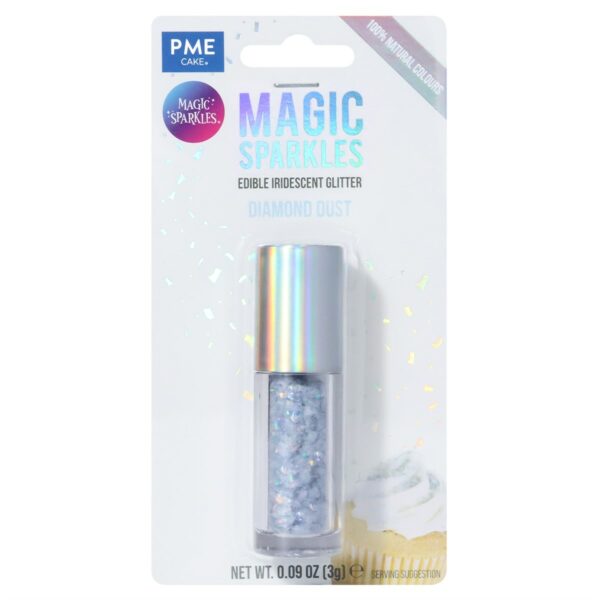 PME - Magic Sparkles Diamond Dust, Spiselig Glitrende Glimmer 3g
