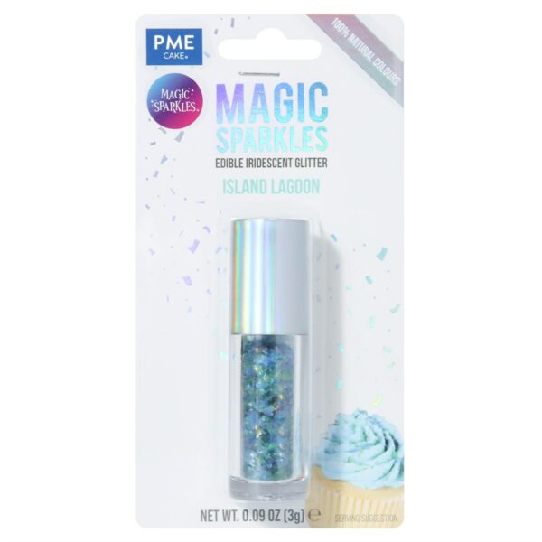 PME - Magic Sparkles Island Lagoon, Spiselig Glitrende Glimmer 3g