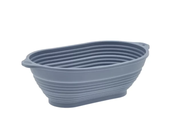 Funktion - Foldbar Silikone Hævekurv, Oval 28,8 x 15,9 x 9,1 cm