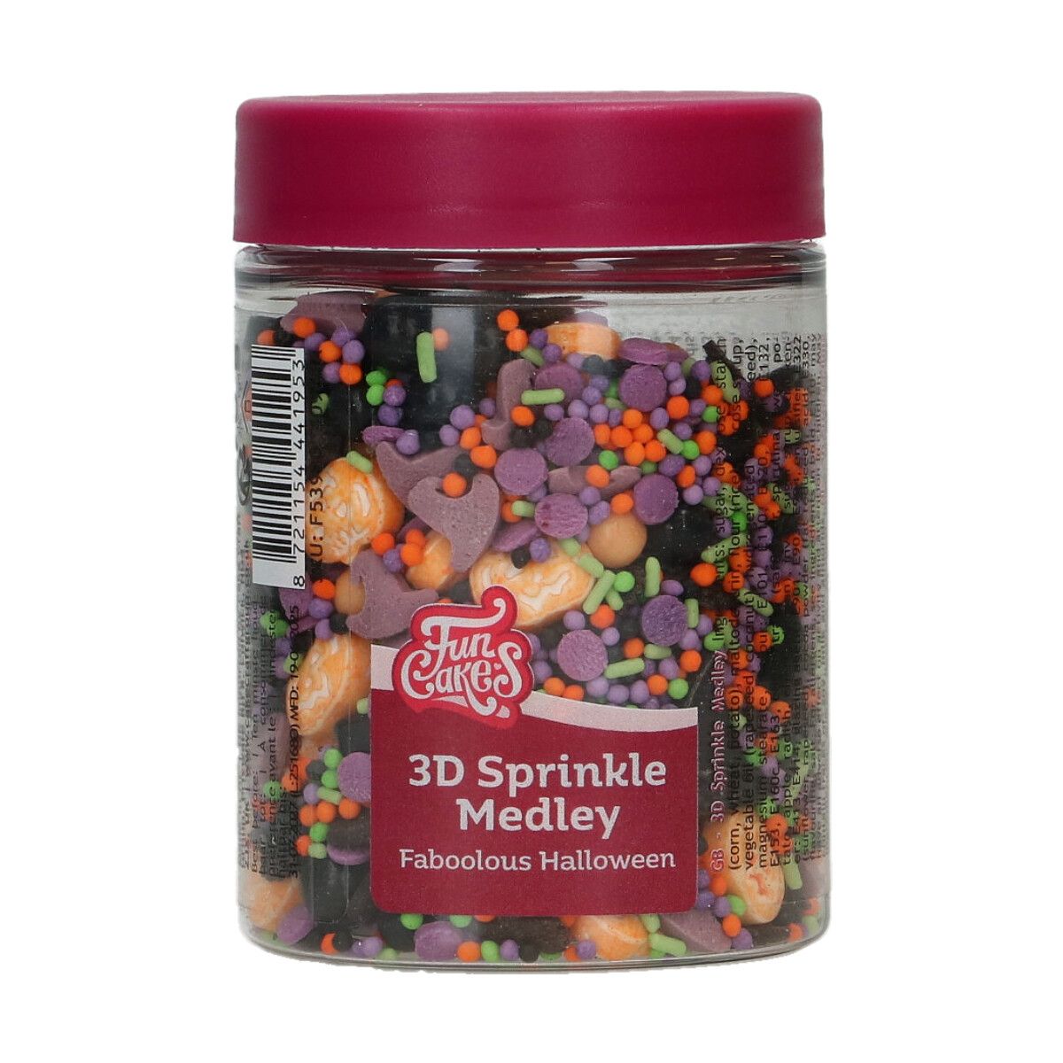 FunCakes - Sprinkle Medley/Drys Medley, Faboolous Halloween 70g