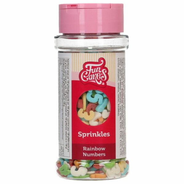 FunCakes - Sprinkles Mix, Regnbue Tal 50g