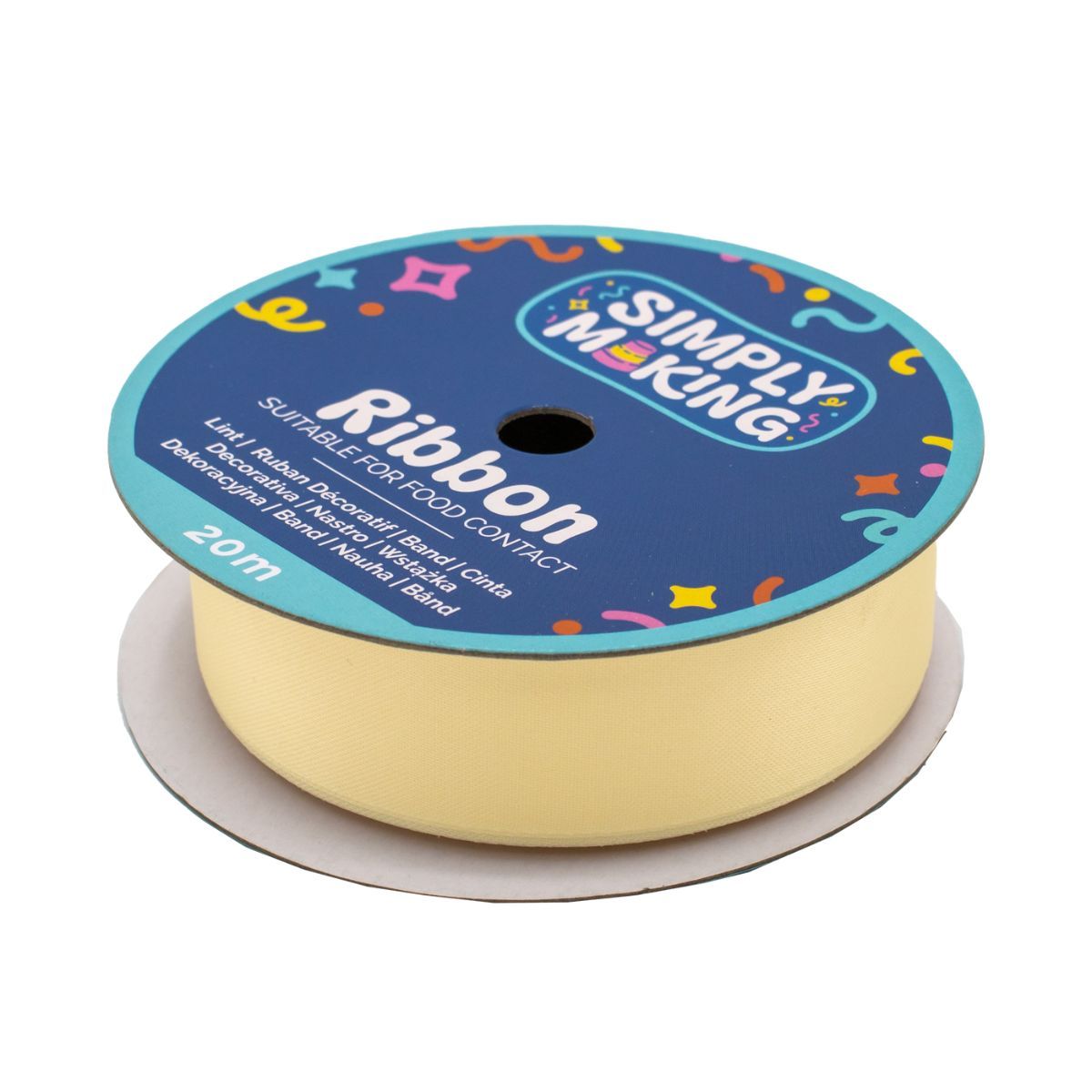 Simply Making - Cake Ribbon, Champagne 24 mm x 20 m