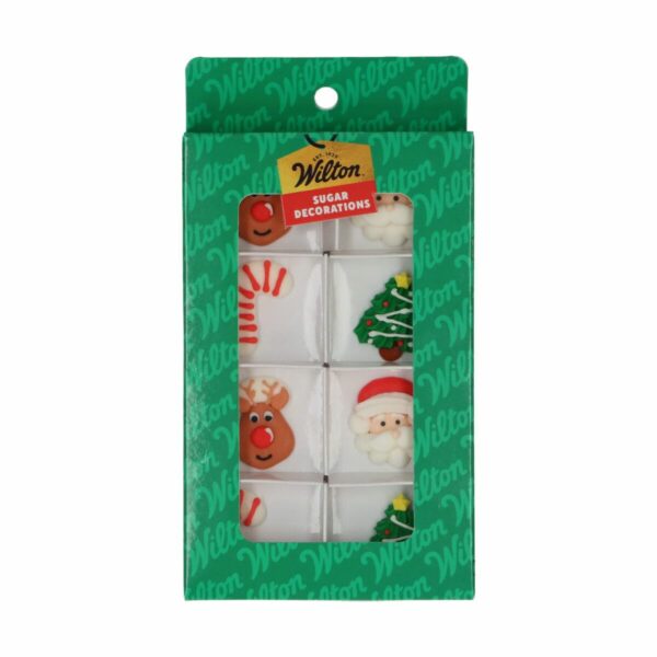 Wilton - Sukkerdekoration, Merry Christmas 8 stk