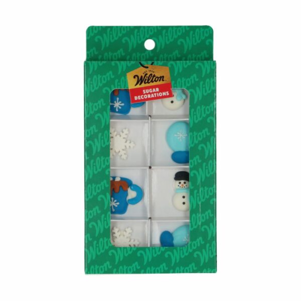 Wilton - Sukkerdekoration, Cozy Winter 8 stk