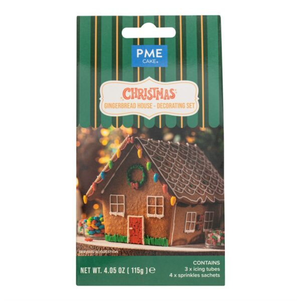 PME - Gingerbread House, Dekorationssæt 115 g