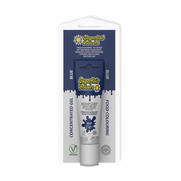 Sugarflair - Gelfarve, Blå 25g