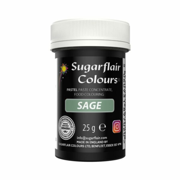 Sugarflair - Pastafarve Sage, 25g