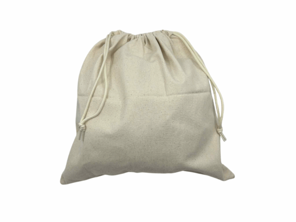 Tætvævet Brødpose, Ubleget Hør- 40x38cm