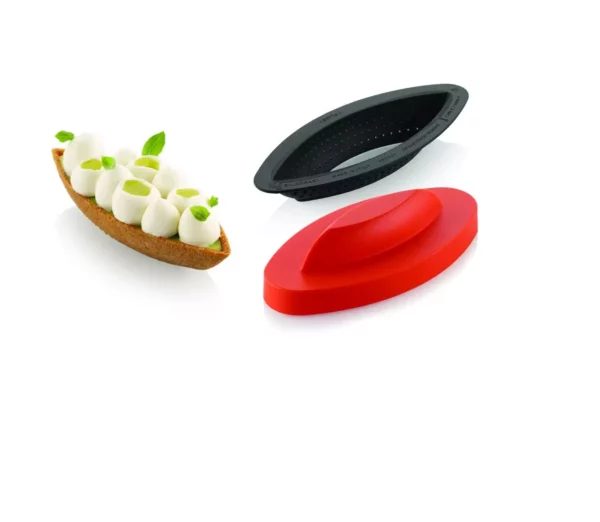 Silikomart Professional - 3d Tarte Ring Oval, 120x40 h 20 mm