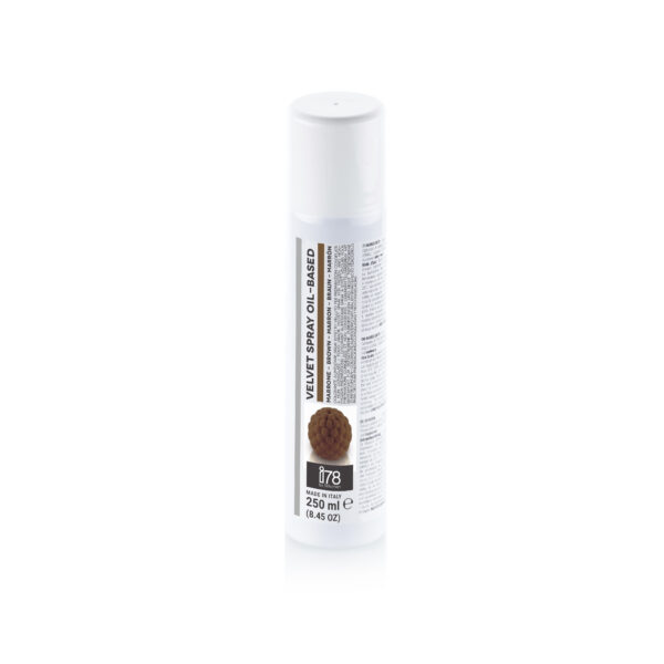 Silikomart Professional - Velvetspray Oil-Based, Brown 250 ml