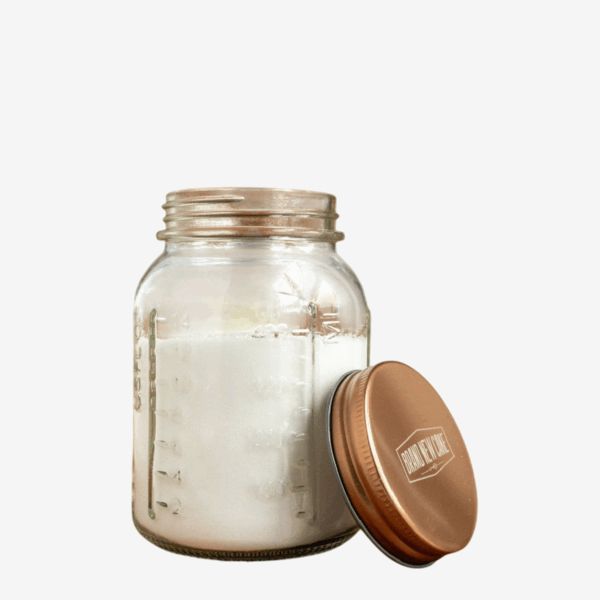 BrandNewCake - Surdejsglas med Låg, 500 ml