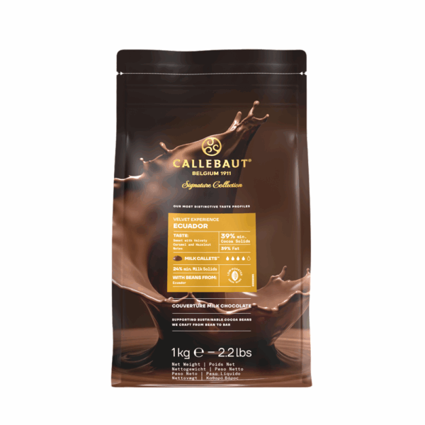 Callebaut - Velvet Ecuador Chokolade Lys - 39%, 2,5 kg