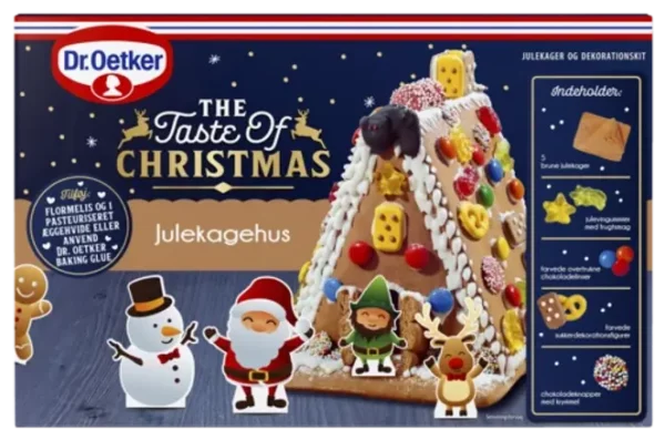 Dr. Oetker - Bage- og Dekorationssæt, Julekagehus