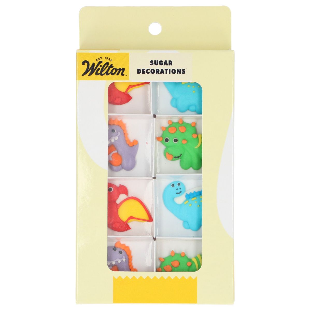 Wilton - Sukkerdekoration, Happy Dino's 8 stk