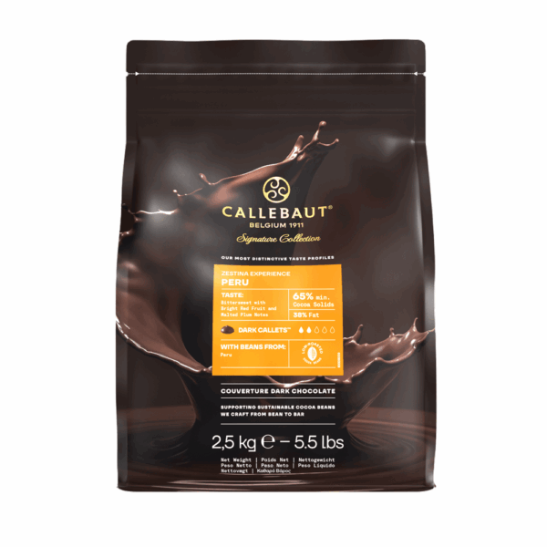 Zestina Peru - Chokolade Mørk - 65%, 2,5 kg