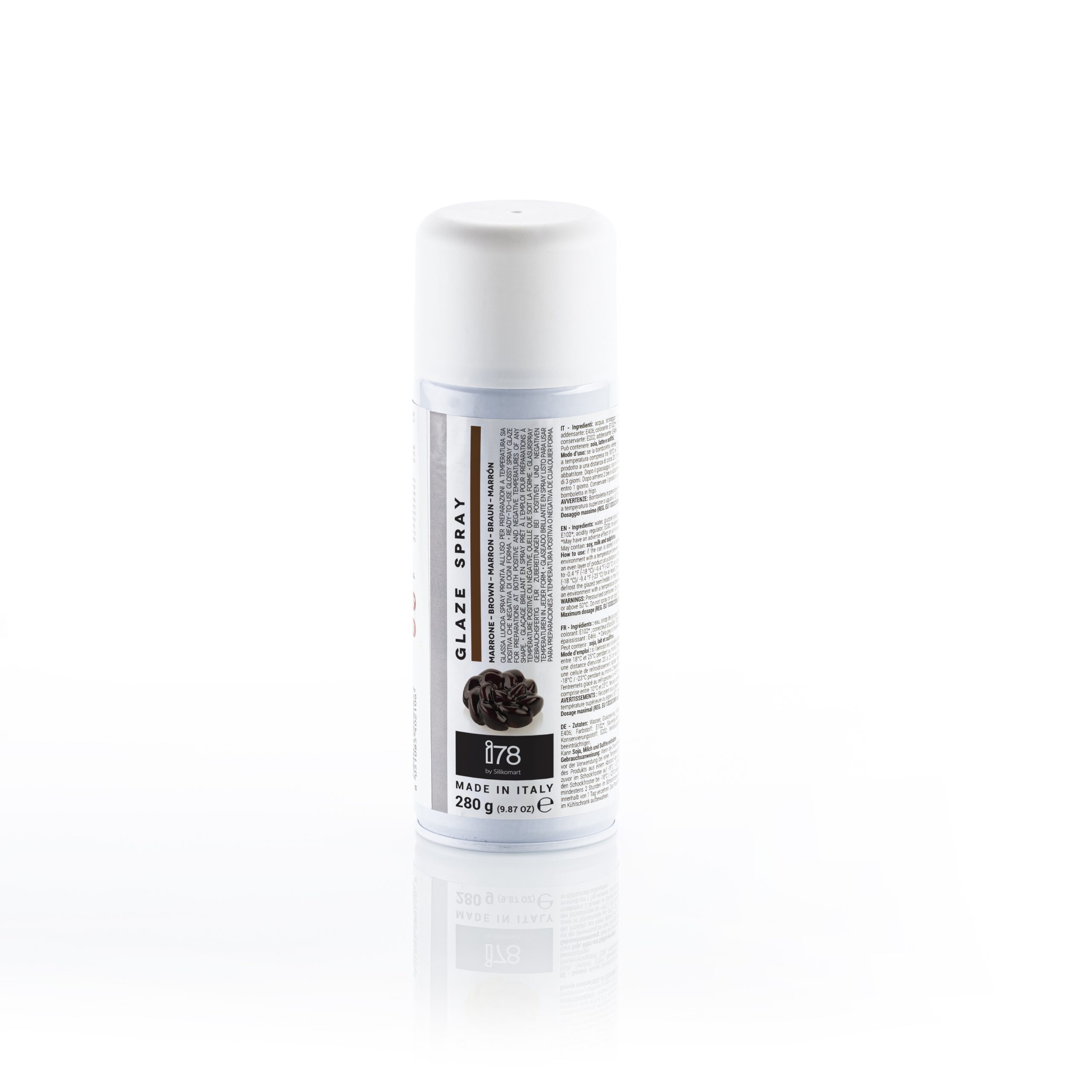 Silikomart - Glaze Spray, Brown 280g