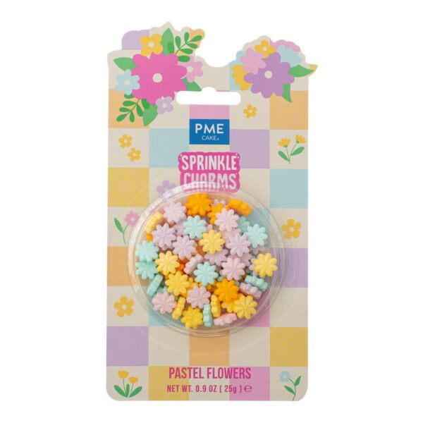 PME - Sukkerdekorationer Blomster Sprinkles, 25g
