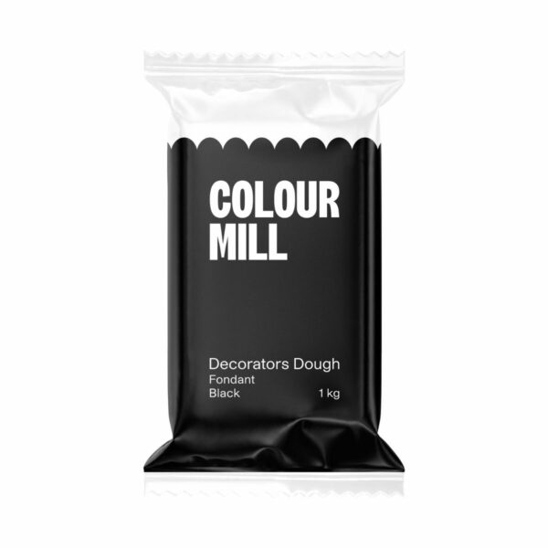 Colour Mill - Fondant Sort, 1 kg