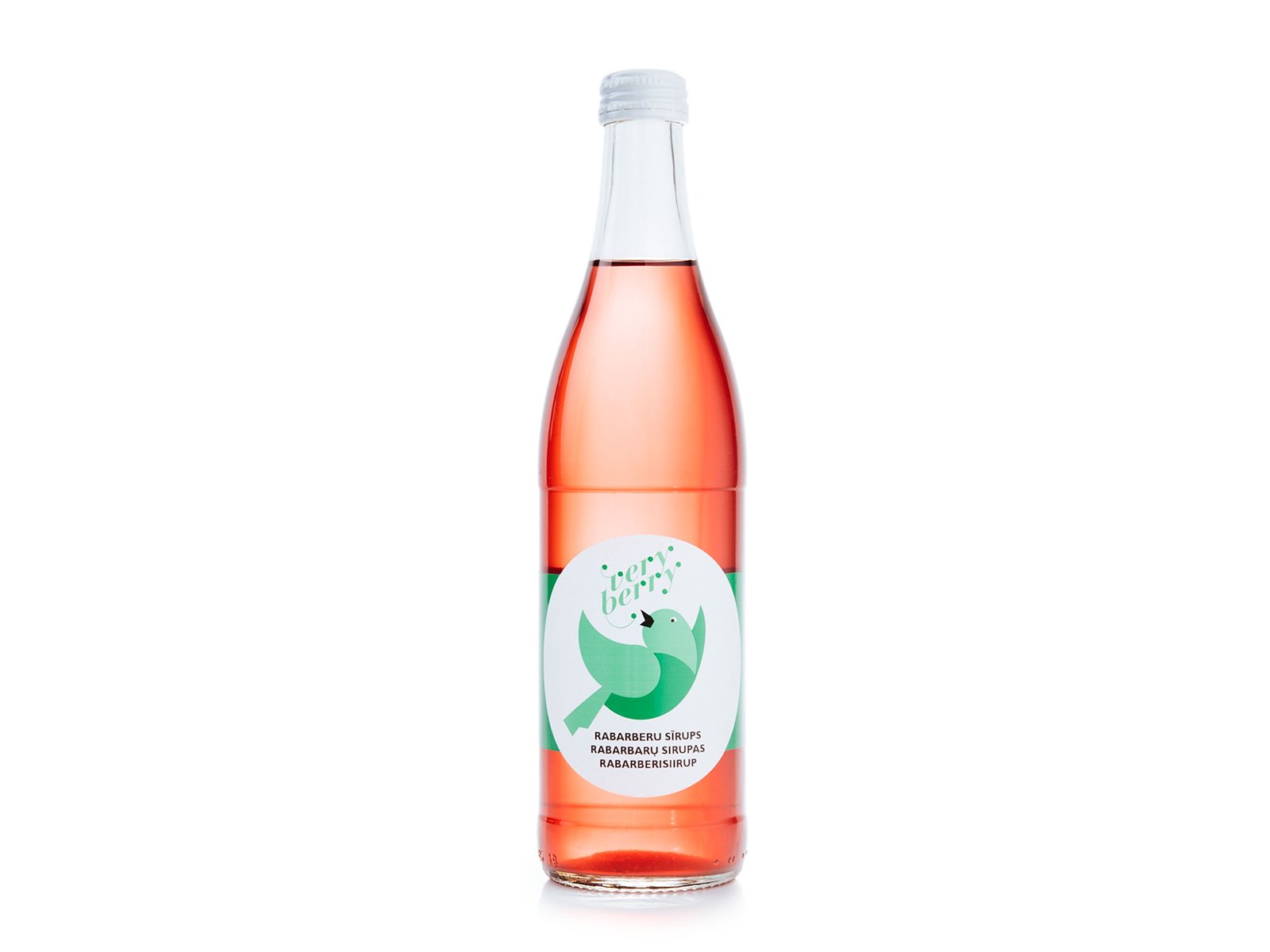 Very Berry - Rabarber Sirup, 0,5 L