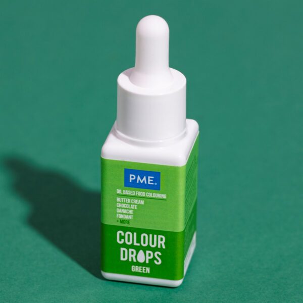 PME - Colour Drops, Grøn Oliebaseret 20ml