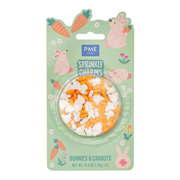PME - Sprinkle Charms, Bunnies & Carrots 25 g