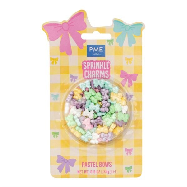 PME - Sprinkle Charms, Pastel Bows 25 g
